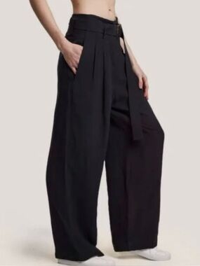 Gentle Herd linen wide leg pant